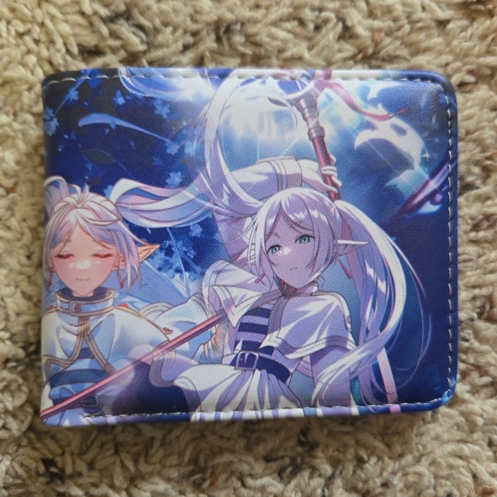 New frieren beyond journeys end anime manga leather wallet